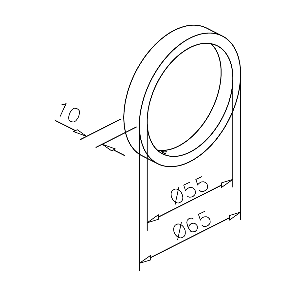 Griffmuschel für Glastür, selbstklebend, 470103000xx Griffmuschel für Glastür, selbstklebend, 470103000xx