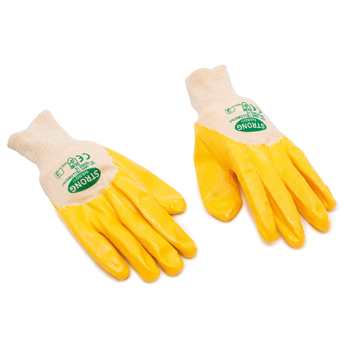 Protective kid gloves with knitted cuff (pair), 7791201000000 Glastragehandschuhe mit Strickstulpe (Paar), 7791201000000