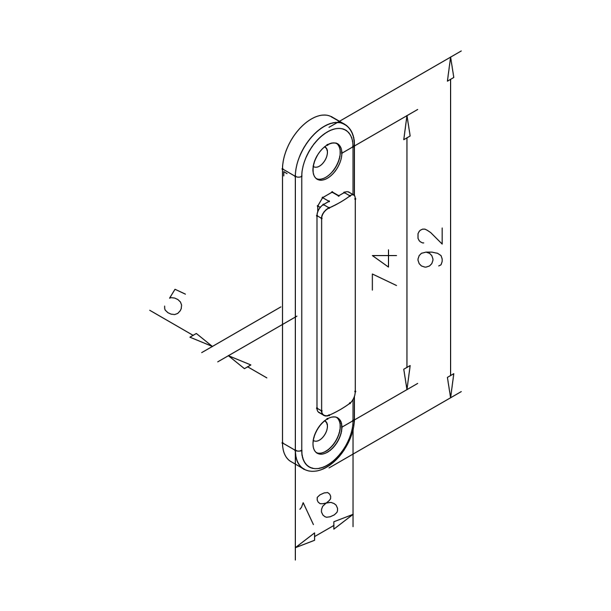 Wandhalterung für Gurtband-Absperrständer, 7718001000000