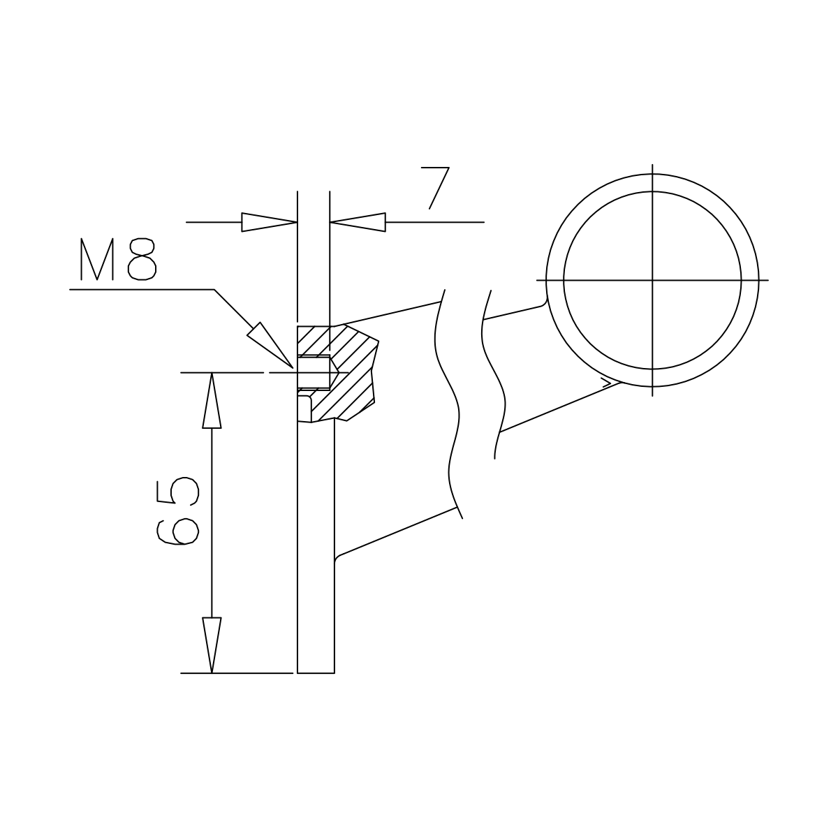 Fußlaufstütze, 110109xxxxx