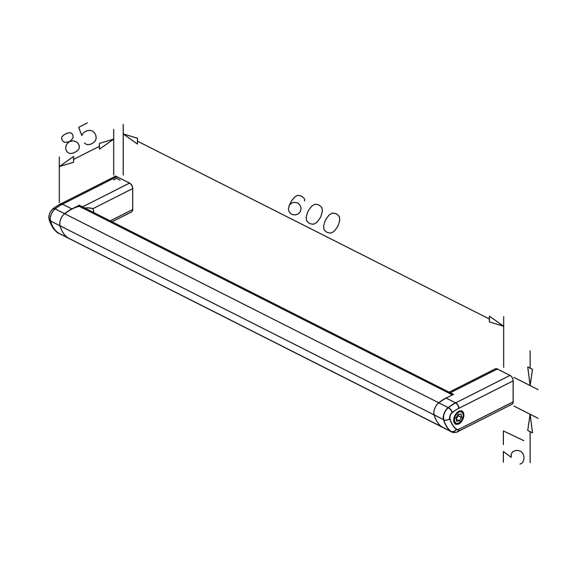 Haltegriff für Dusche, 77500001xxx-xx