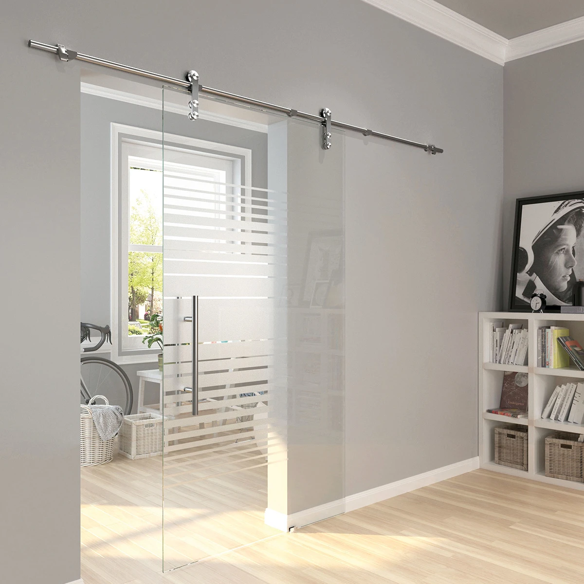 PREMIUM Sliding door with lift protection, 295131xxxxx PREMIUM Schiebetür mit Aushebesicherung, 295131xxxxx