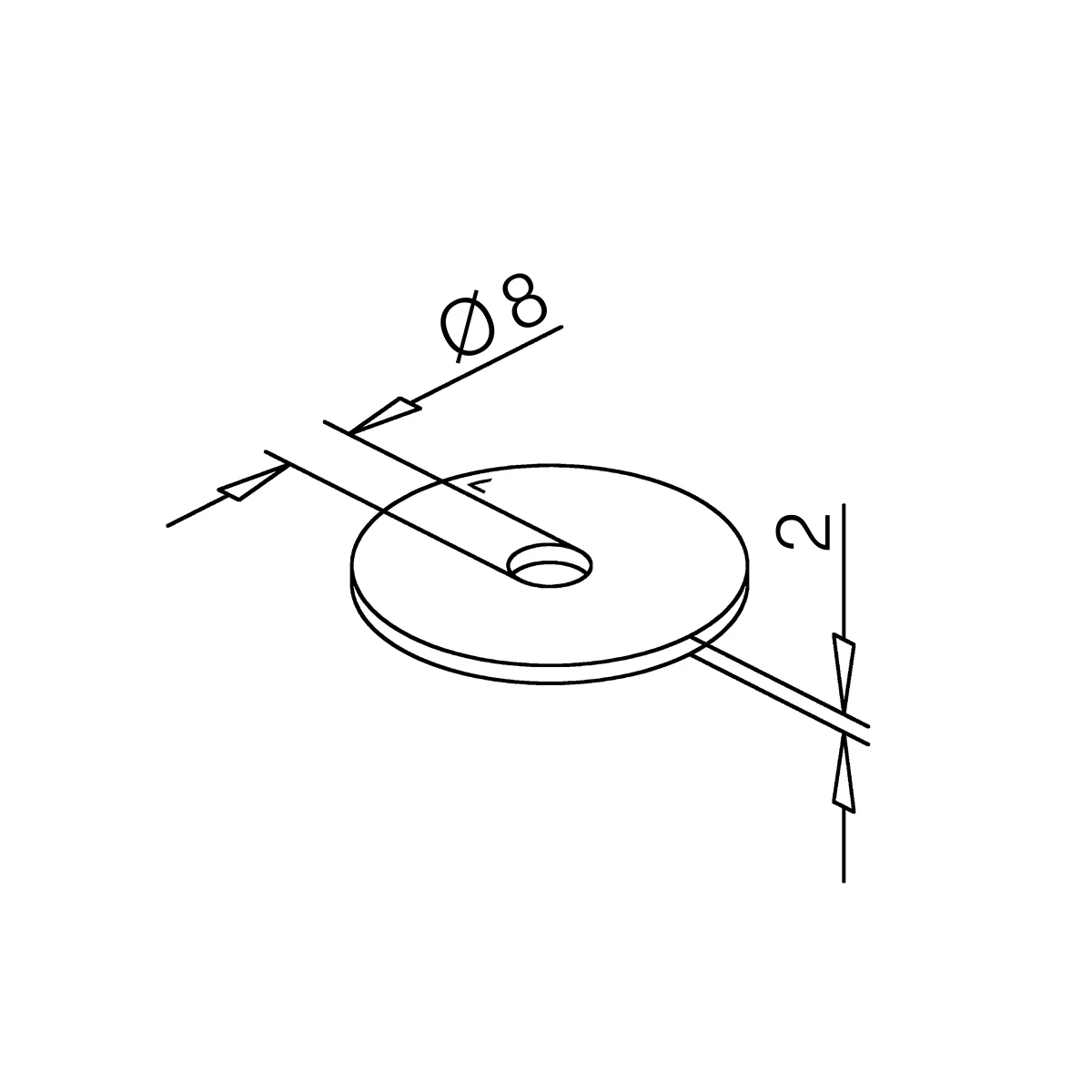 Nylon rosette, 180107xxx00 Unterlegscheibe Kunststoff, 180107xxx00