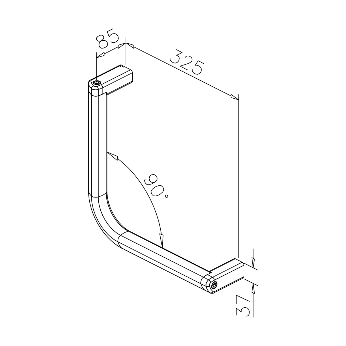 Winkelgriff, 77500002xxx-xx