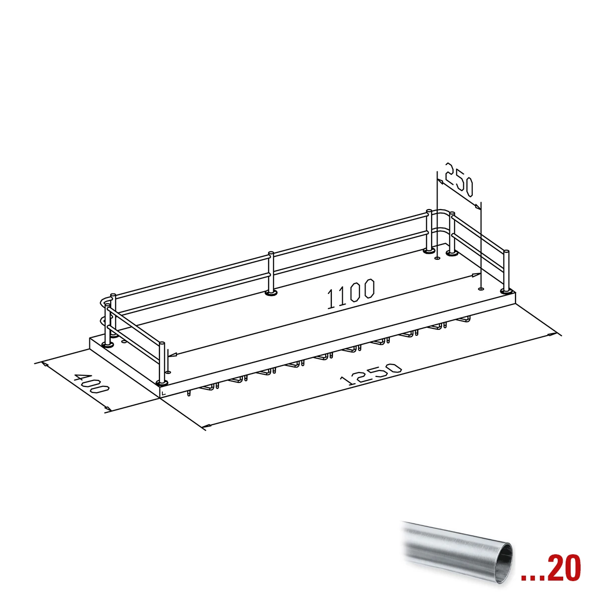 Flaschenbord, 20432xxxxxx