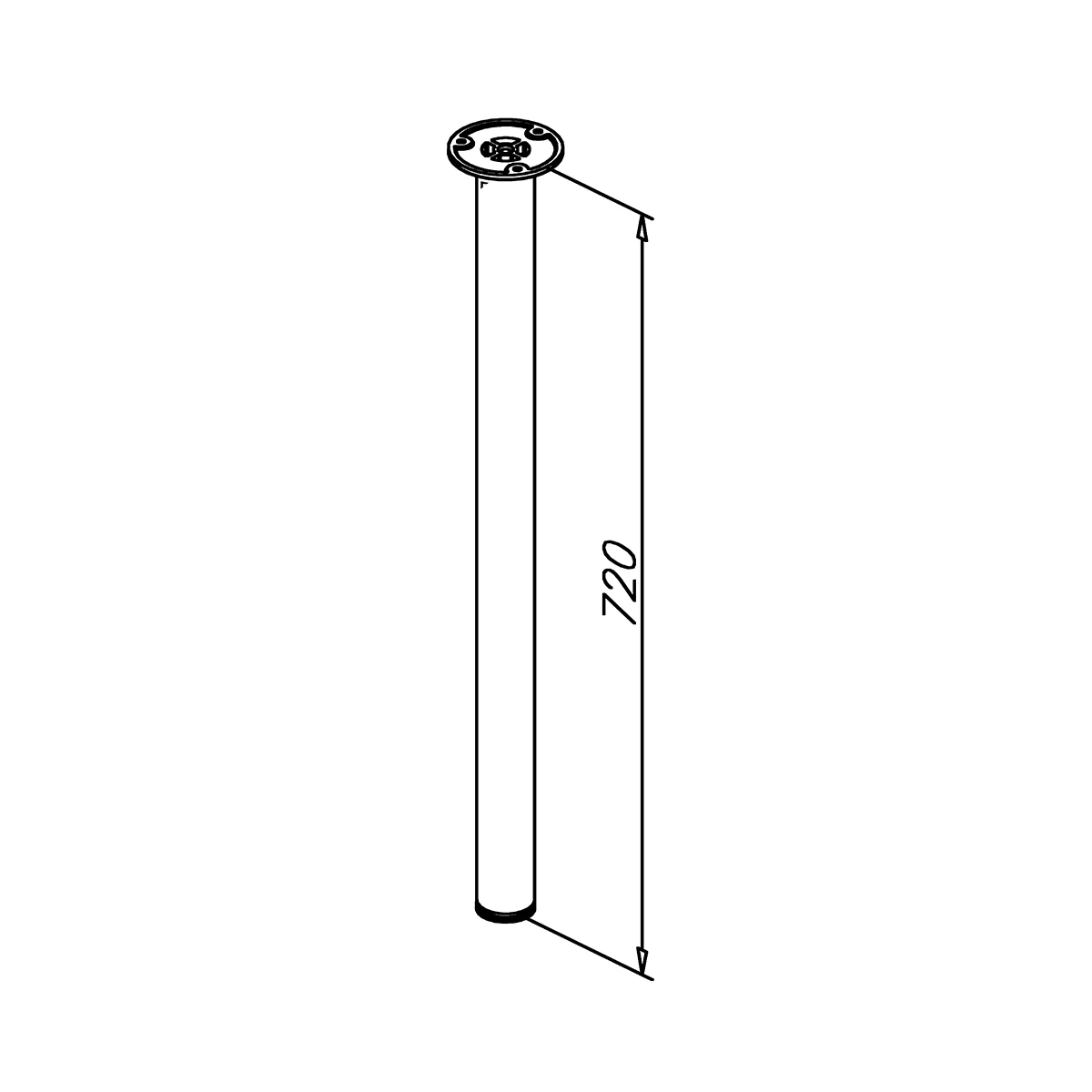 Table base, 206200038xx Tischfuß, 206200038xx
