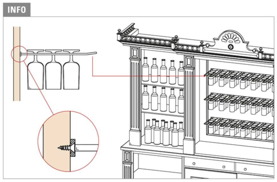 Glass rack, xx0875300xx Gläserhalter, xx0875300xx