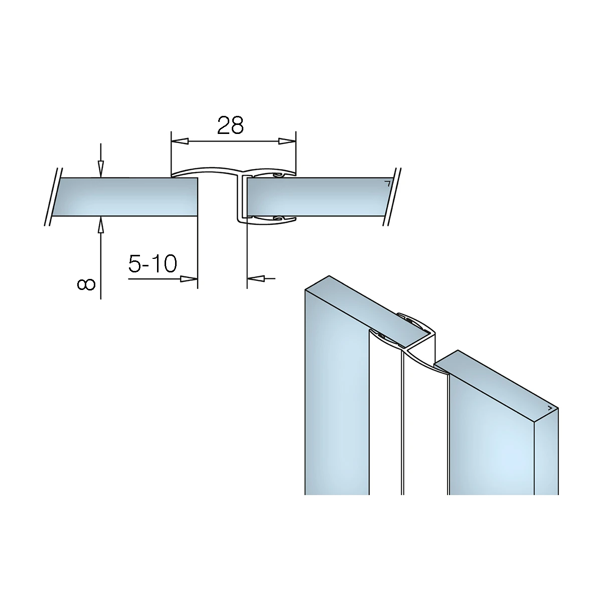 Mitteldichtung für Dusche, 194011000xx Mitteldichtung für Dusche, 194011000xx