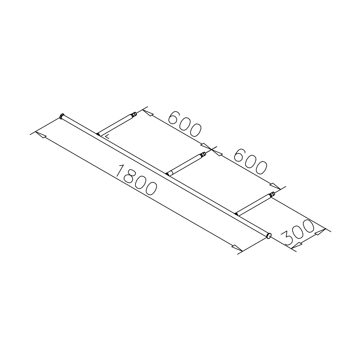 Querkonsole für Kleiderbügel, 287543025xx Querkonsole für Kleiderbügel, 287543025xx