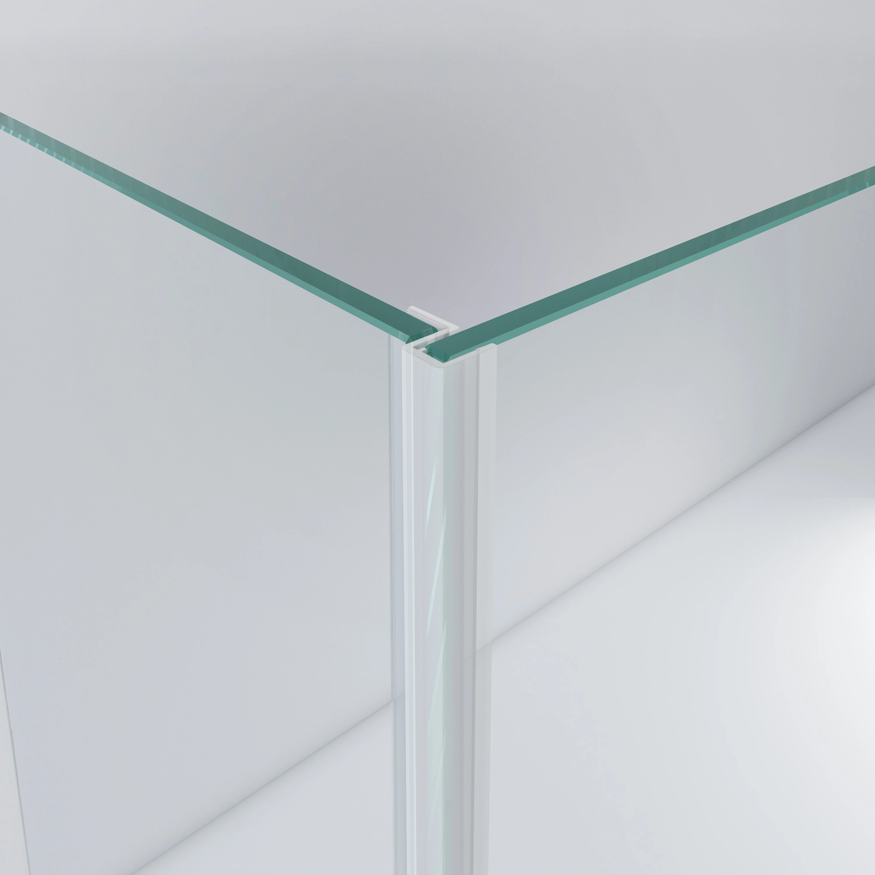 Corner stop seal profile for glass door, 7719401800001 Eckanschlagprofil für Glastür, 7719401800001