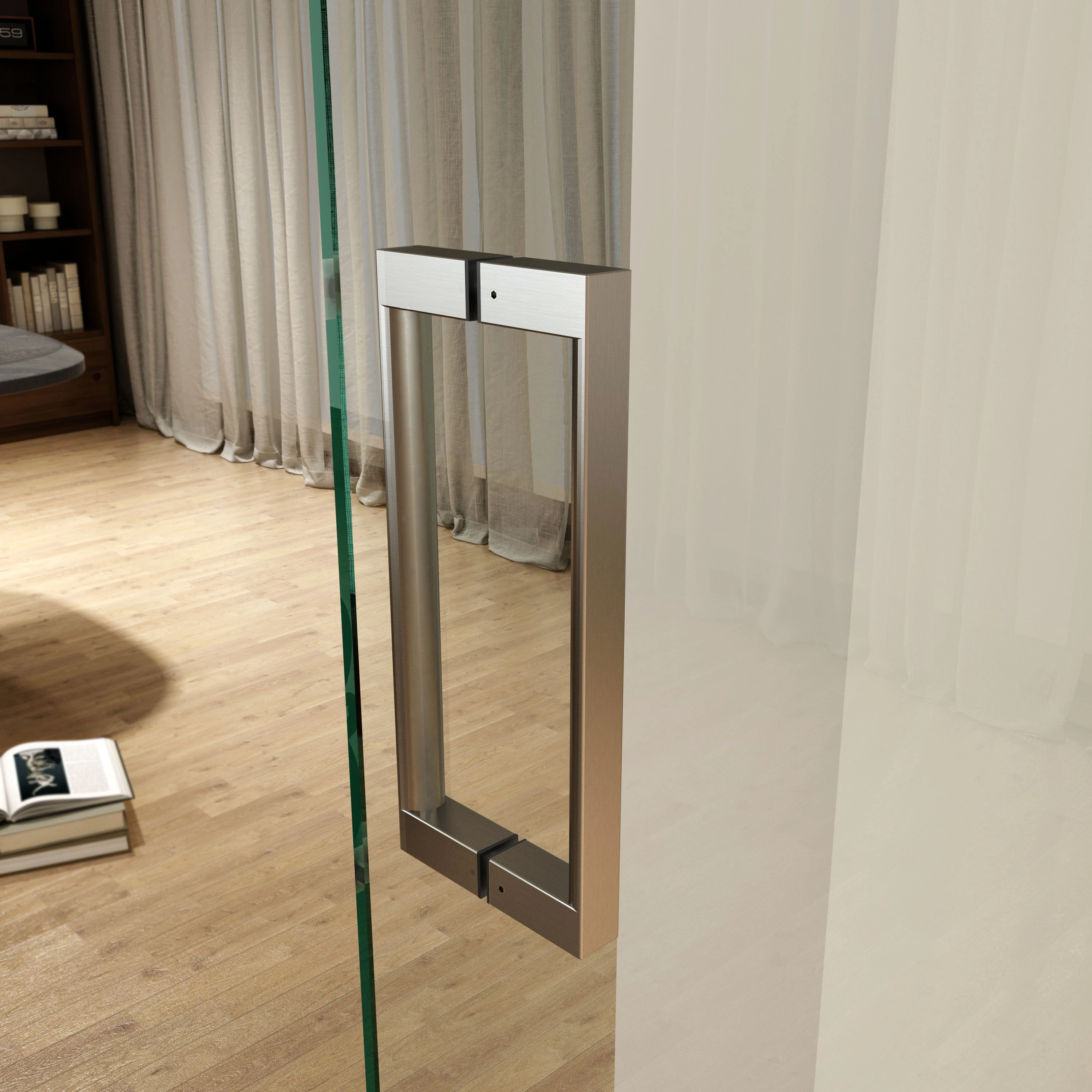 Door handle, two-sided 90°, semi-circular, 77478603425xx Türgriff, zweiseitig 90°, halbkeisförmig, 77478603425xx