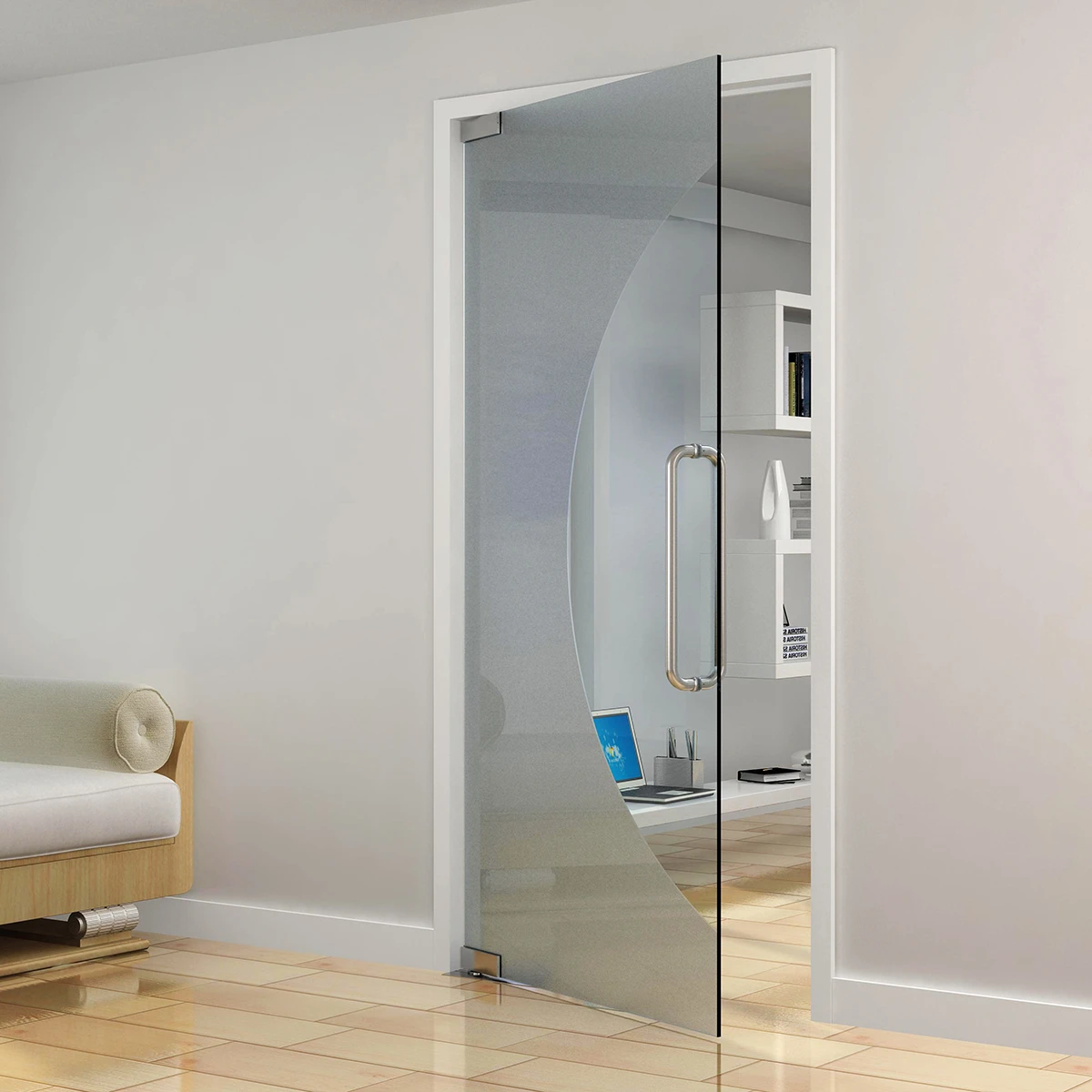 Swing door with floorcloser, 295045xxxxx Pendeltür mit Bodenfeder, 295045xxxxx
