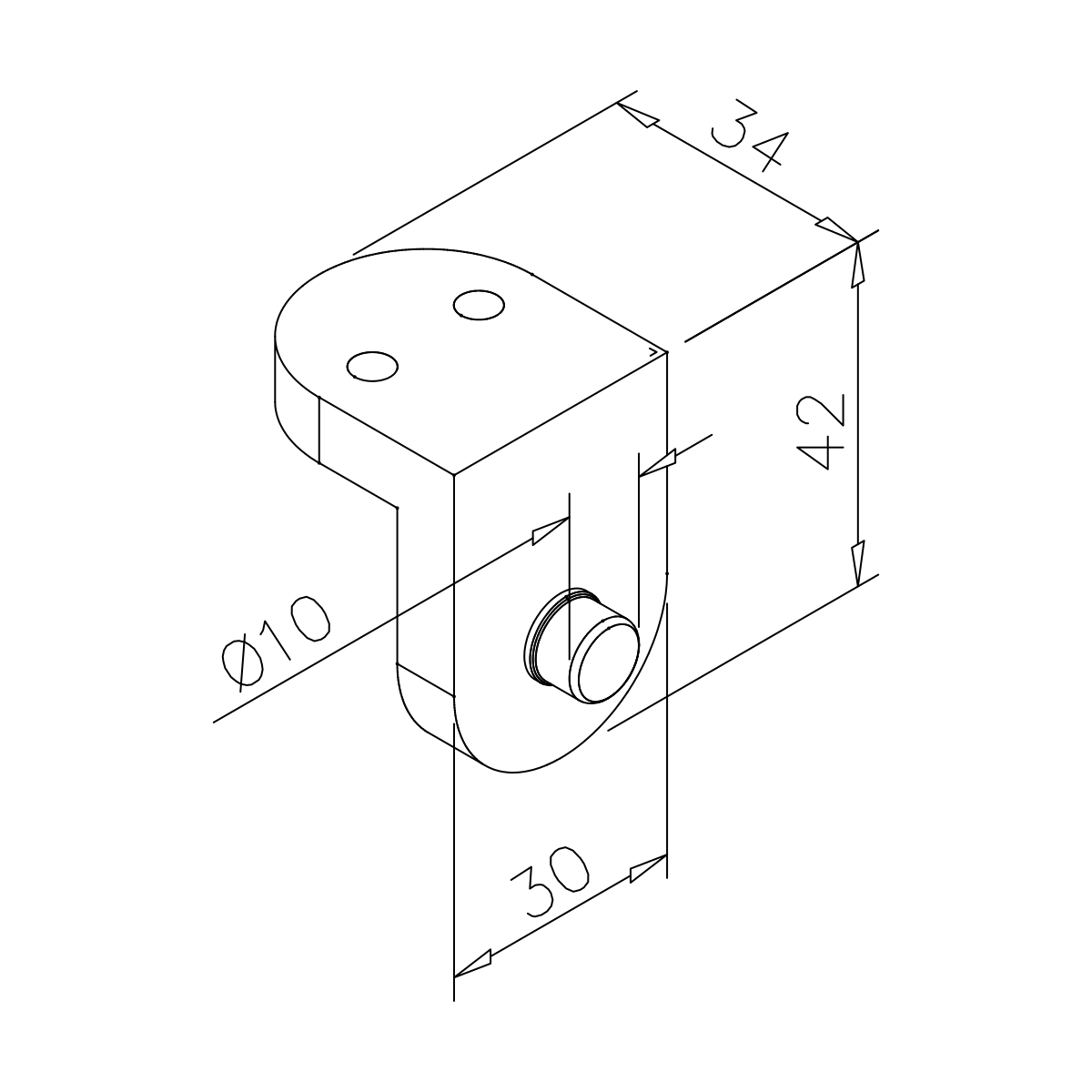 Door stopper wall mount, 7745022000012 Tür anschlag für Türrahmen, 7745022000012