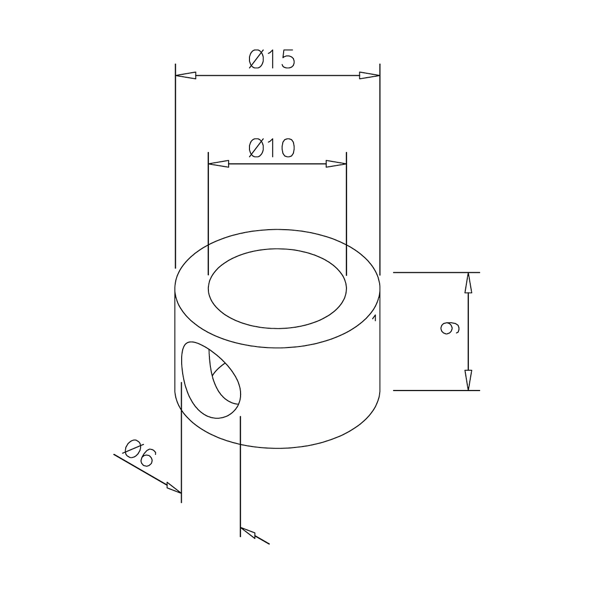 Adapter voor eindsteun, xx0690xxxxx Adapter für Endstütze, xx0690xxxxx