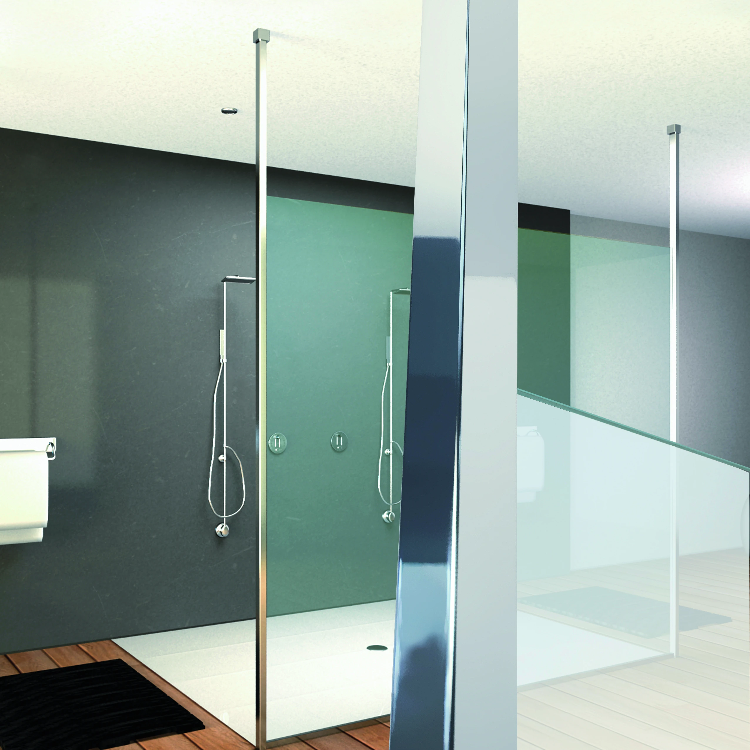 Freistehendes Duschprofil für Walk In Dusche, 7740320270-xx Freistehendes Duschprofil für Walk In Dusche, 7740320270-xx