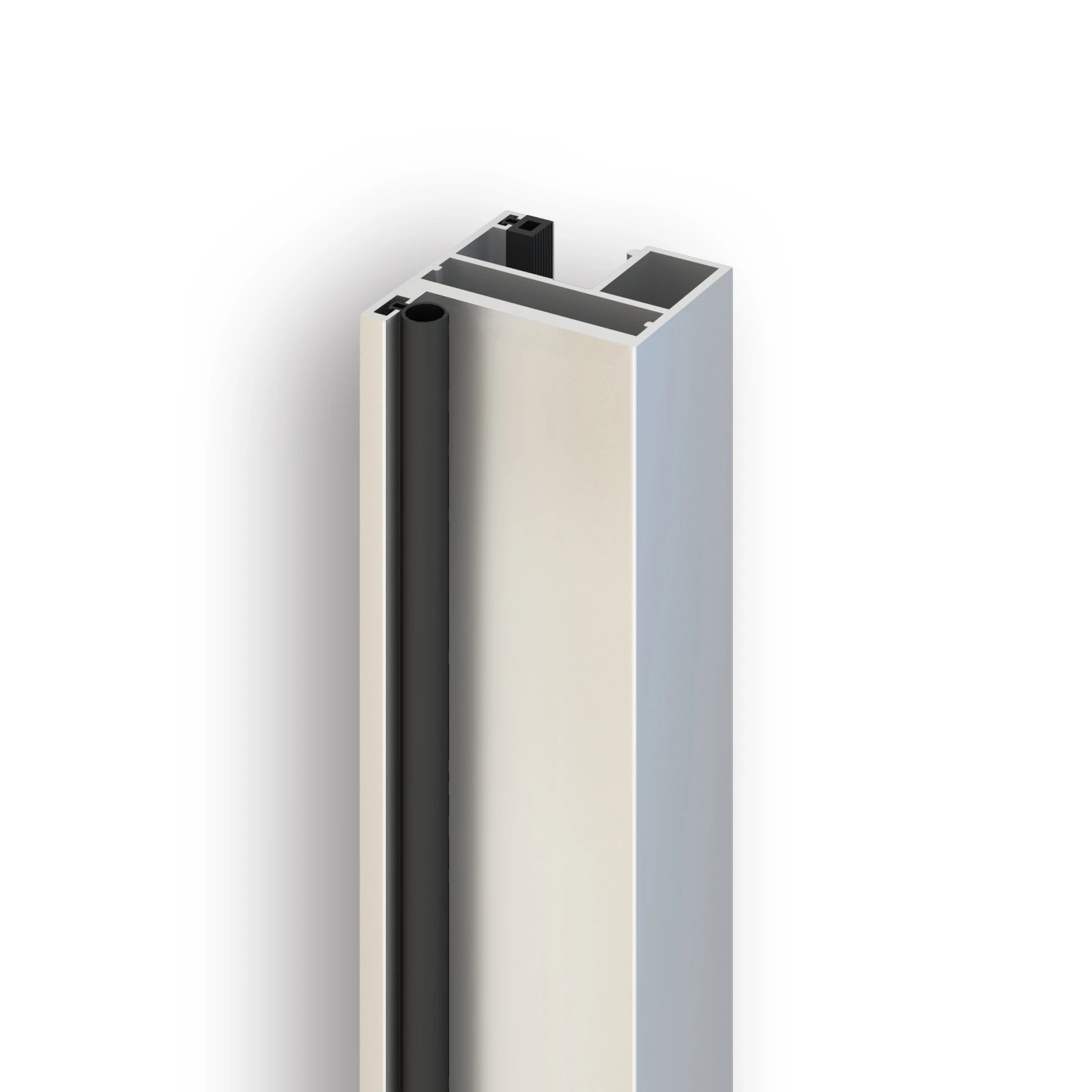 Zargenprofil mit einseitiger 45° Gehrung und Dichtungen, 1350 mm, 77495252135-xx