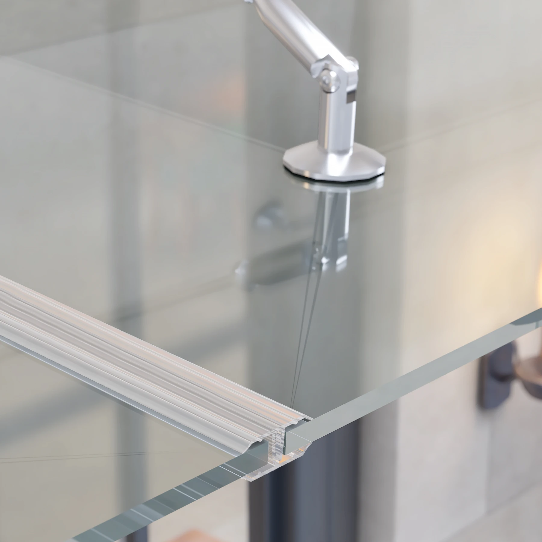Sealing profile for glass, 7744075125000 Glas Dichtungsprofil aus Kunststoff, 7744075125000