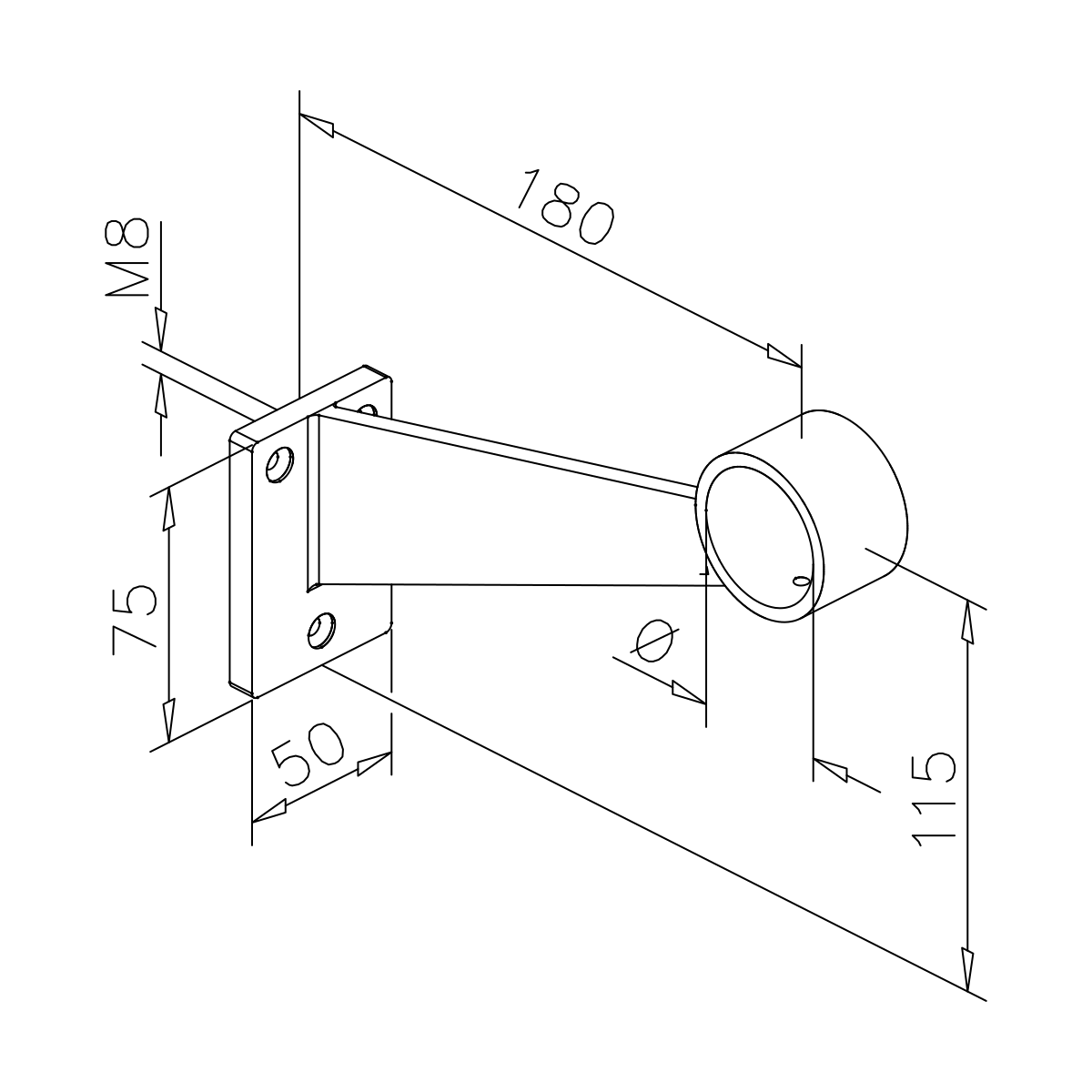 Fußlaufstütze, 110109xxxxx
