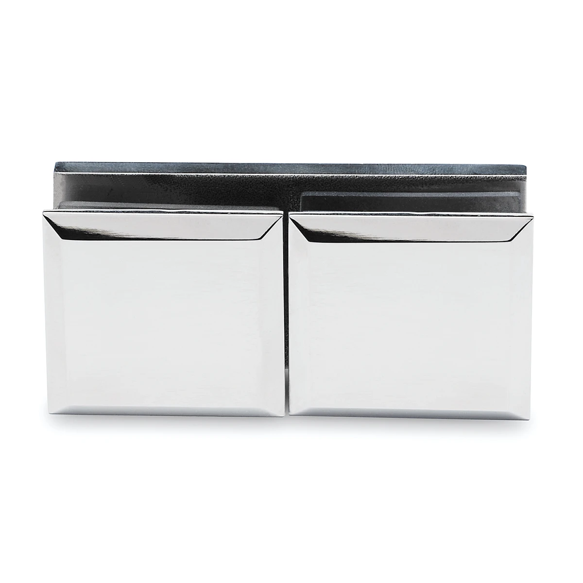 Glasverbinder 180°, eckig, 404012180xx