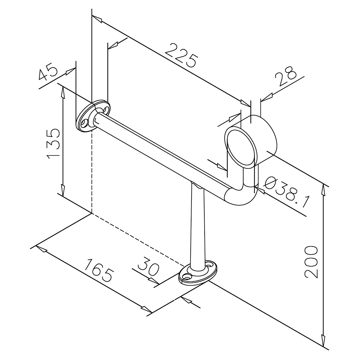 Fußlaufstütze, xx0107xxxxx Fußlaufstütze, xx0107xxxxx