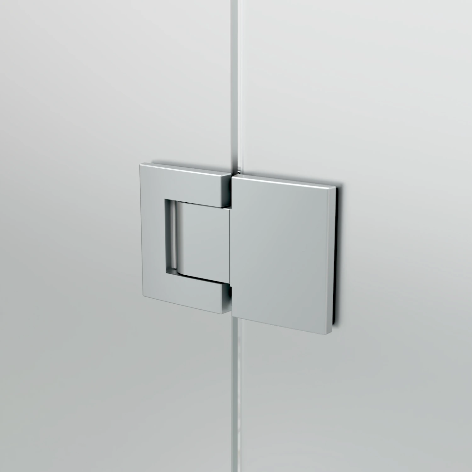 Glastürscharnier-Set, hydraulisch / selbstschließend, 77414612xxx