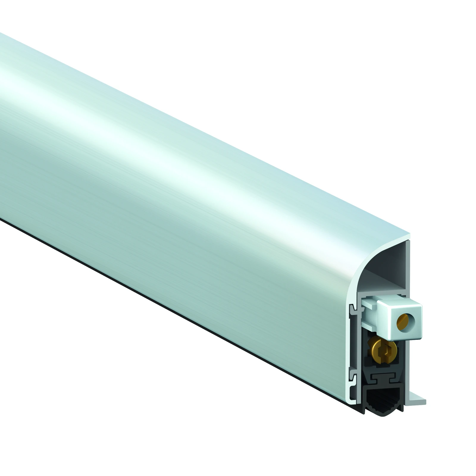 Absenkdichtung für Glastüren, selbstklebend, 77550300xxx-xx