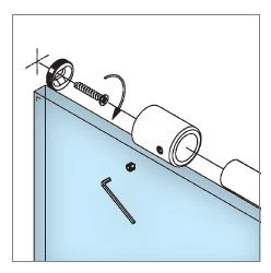 Muur flens 90° voor buis Ø 19,0 mm, 400516019xx Wandflansch 90° für Rohr Ø 19,0 mm, 400516019xx