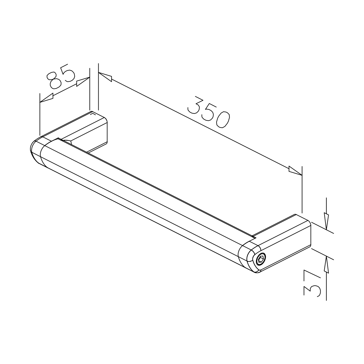 Haltegriff für Dusche, 77500001xxx-xx