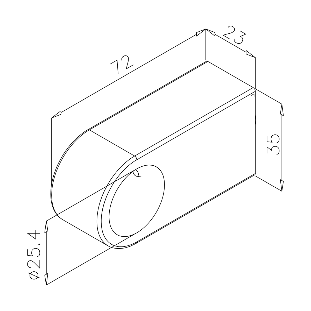 Rohrhalter für Küchenreling, 771106260xx-xx