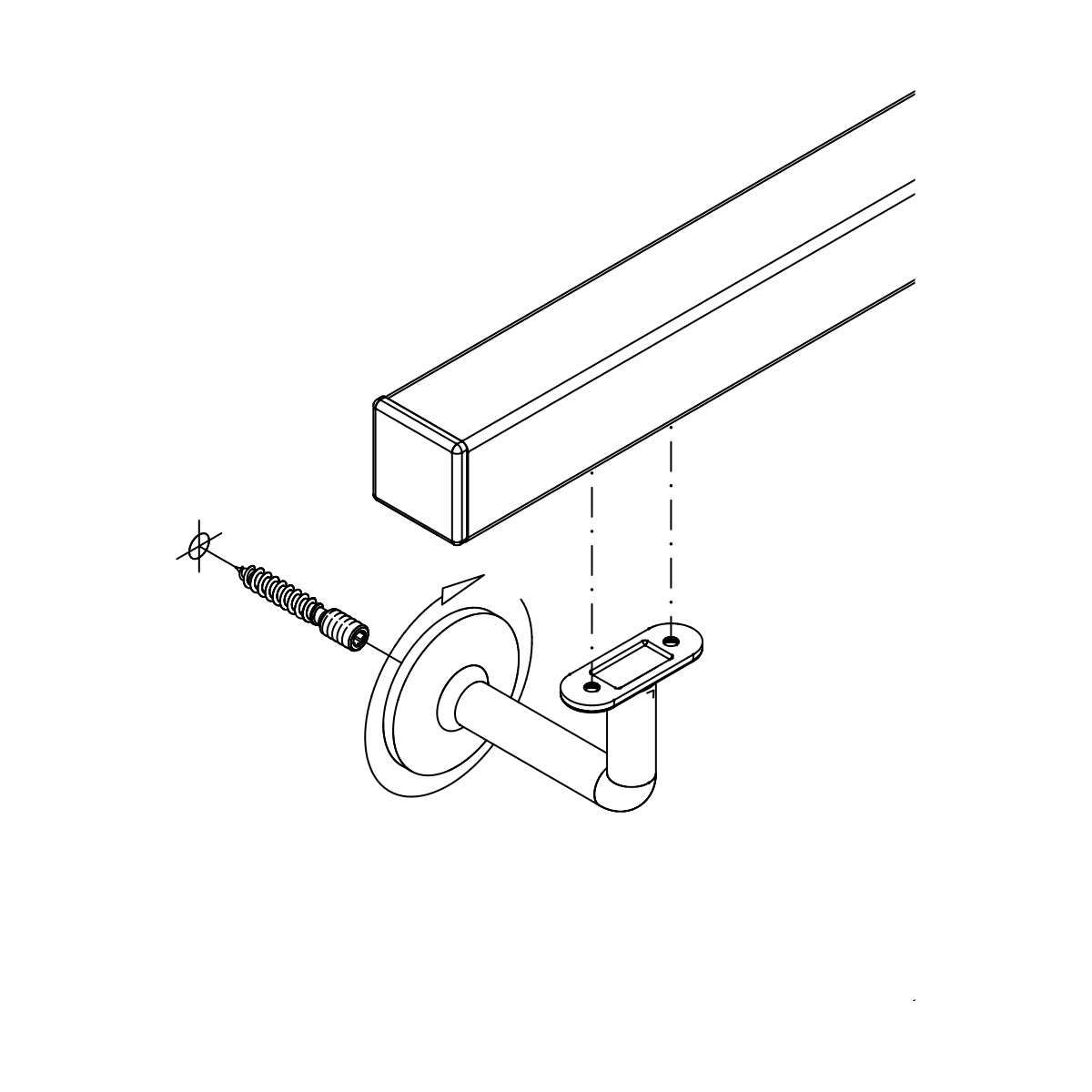 Handlaufstütze, 110120xxxxx Handlaufstütze, 110120xxxxx
