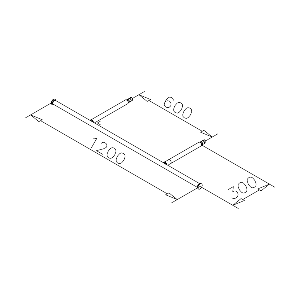 Querkonsole für Kleiderbügel, 287542025xx Querkonsole für Kleiderbügel, 287542025xx