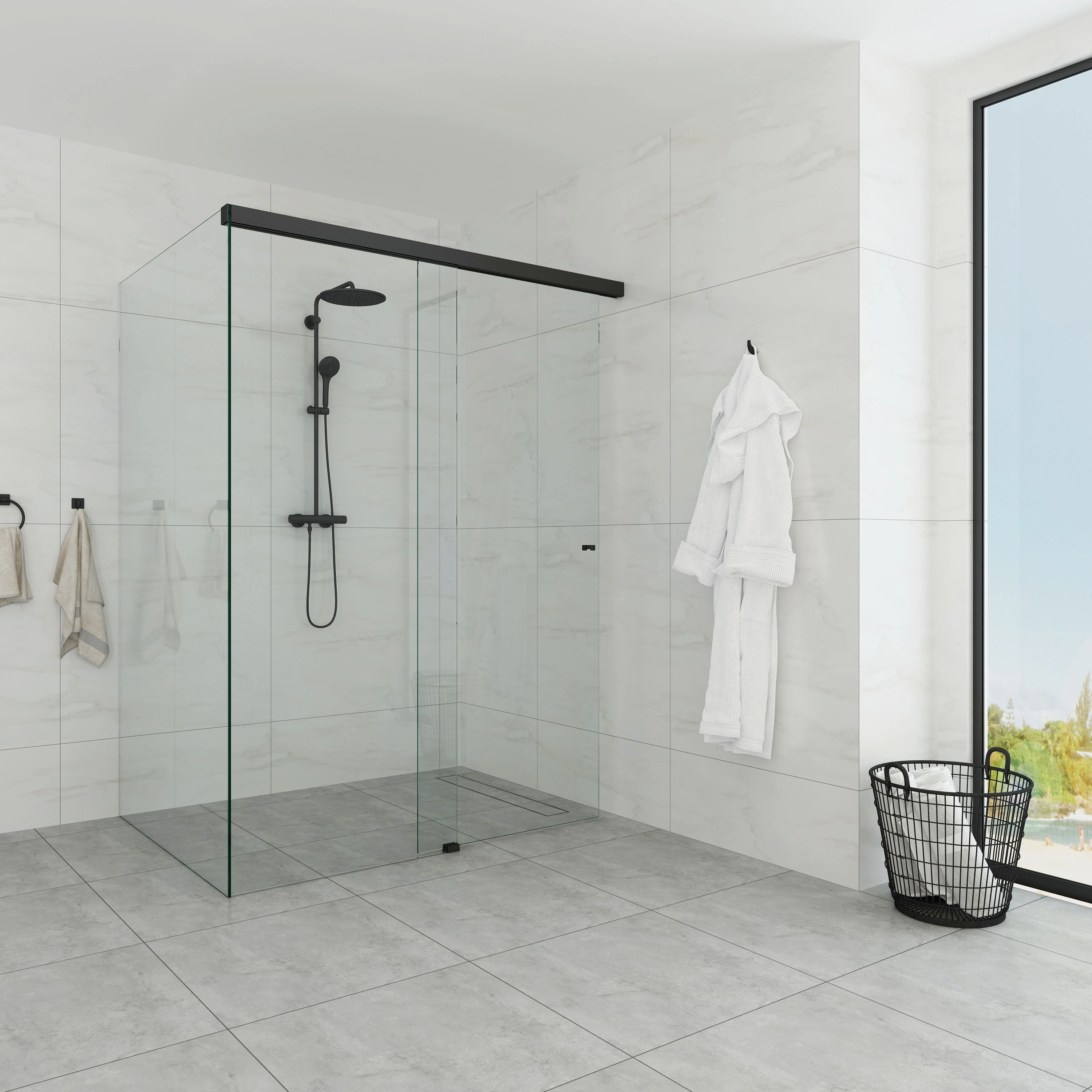 Shower cubicle, 294015xxxxx Glasdusche, 294015xxxxx