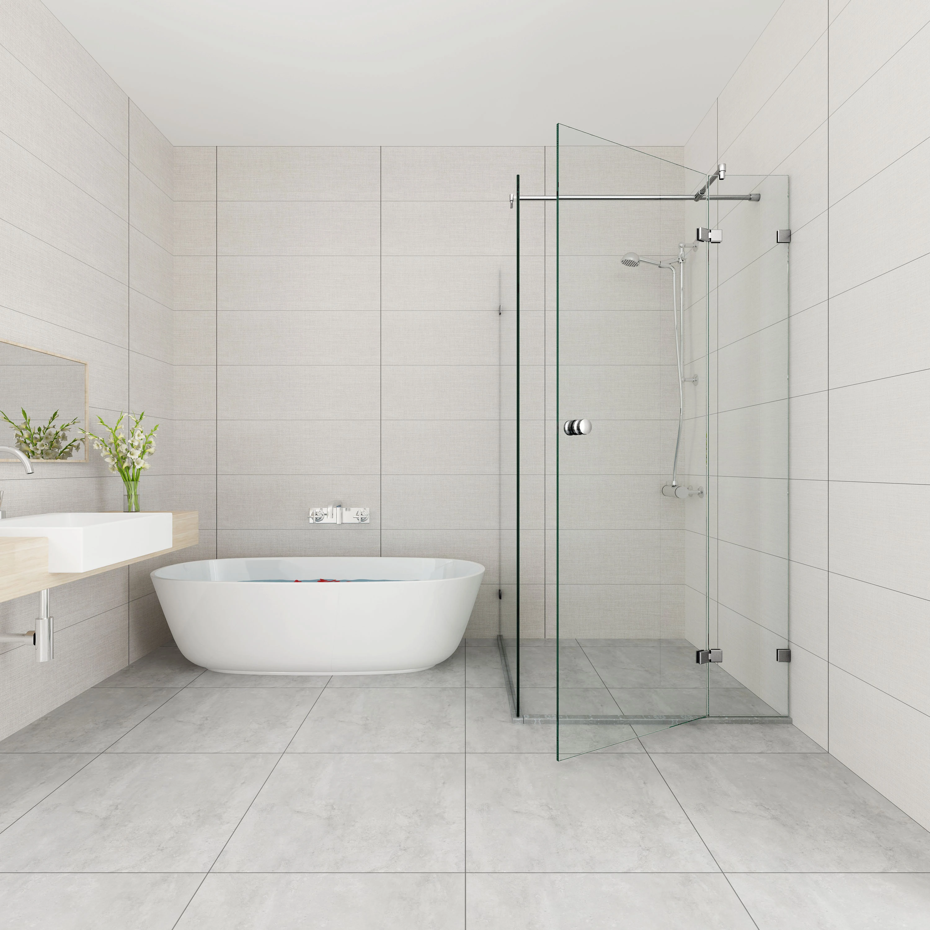 Stabilisierungsstange mit T-Stück für Duschwand, 296016019xx Stabilisierungsstange mit T-Stück für Duschwand, 296016019xx