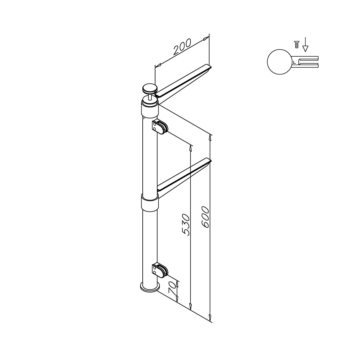 Staander, 20112xxxxxx Pfosten, 20112xxxxxx