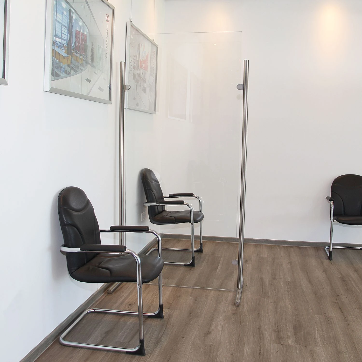 Mobiele hygiene beschermingswand, 208400038xx Mobile Hygieneschutzwand aus Glas, 208400038xx
