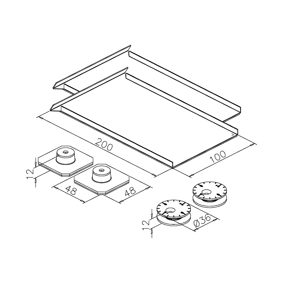 Profi-Spiegelset, 4851xx00000