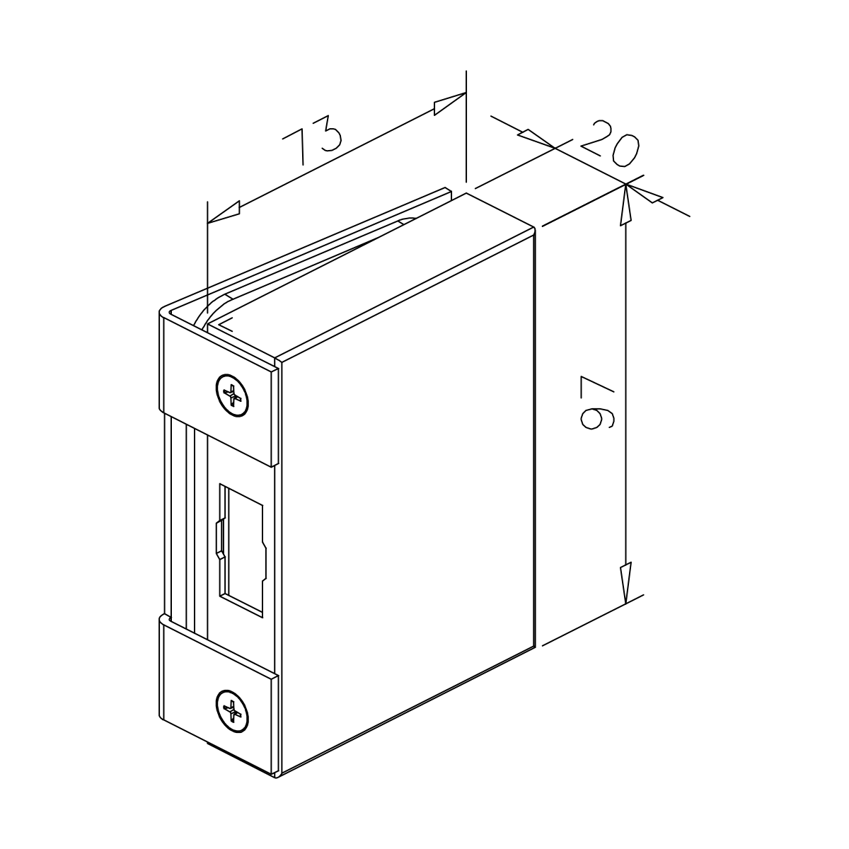 Tegenkast voor klemmen, 77455018000xx Gegenkasten zum Klemmen, 77455018000xx