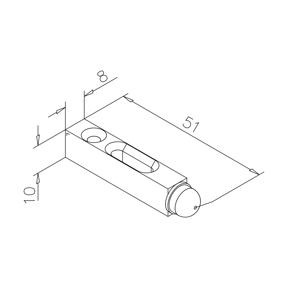 End stop set for ceiling profile, 7746193000000 Endanschlag-Set für Deckenprofil, 7746193000000