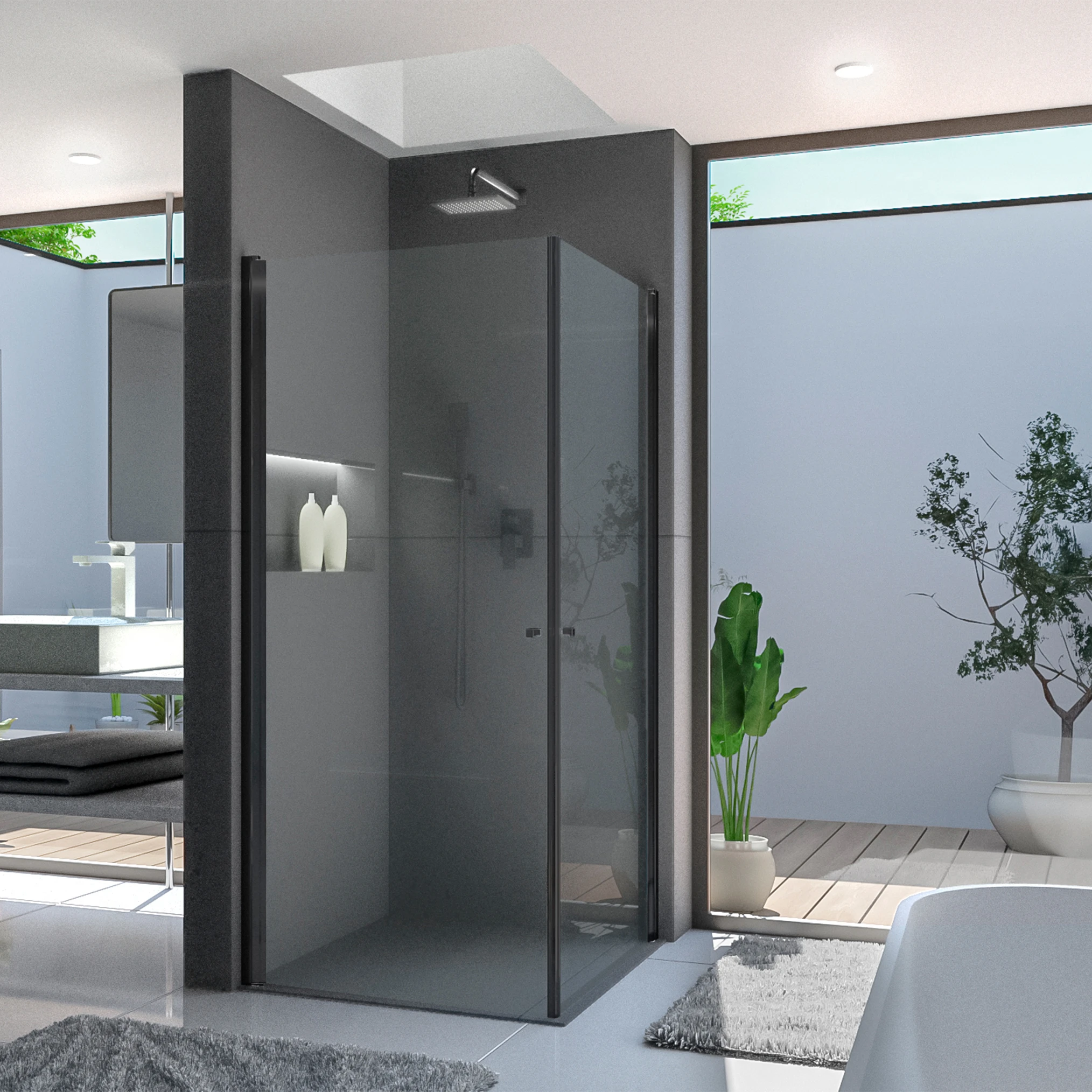 Shower cubicle, 294016xxxxx Ganzglasdusche, 294016xxxxx