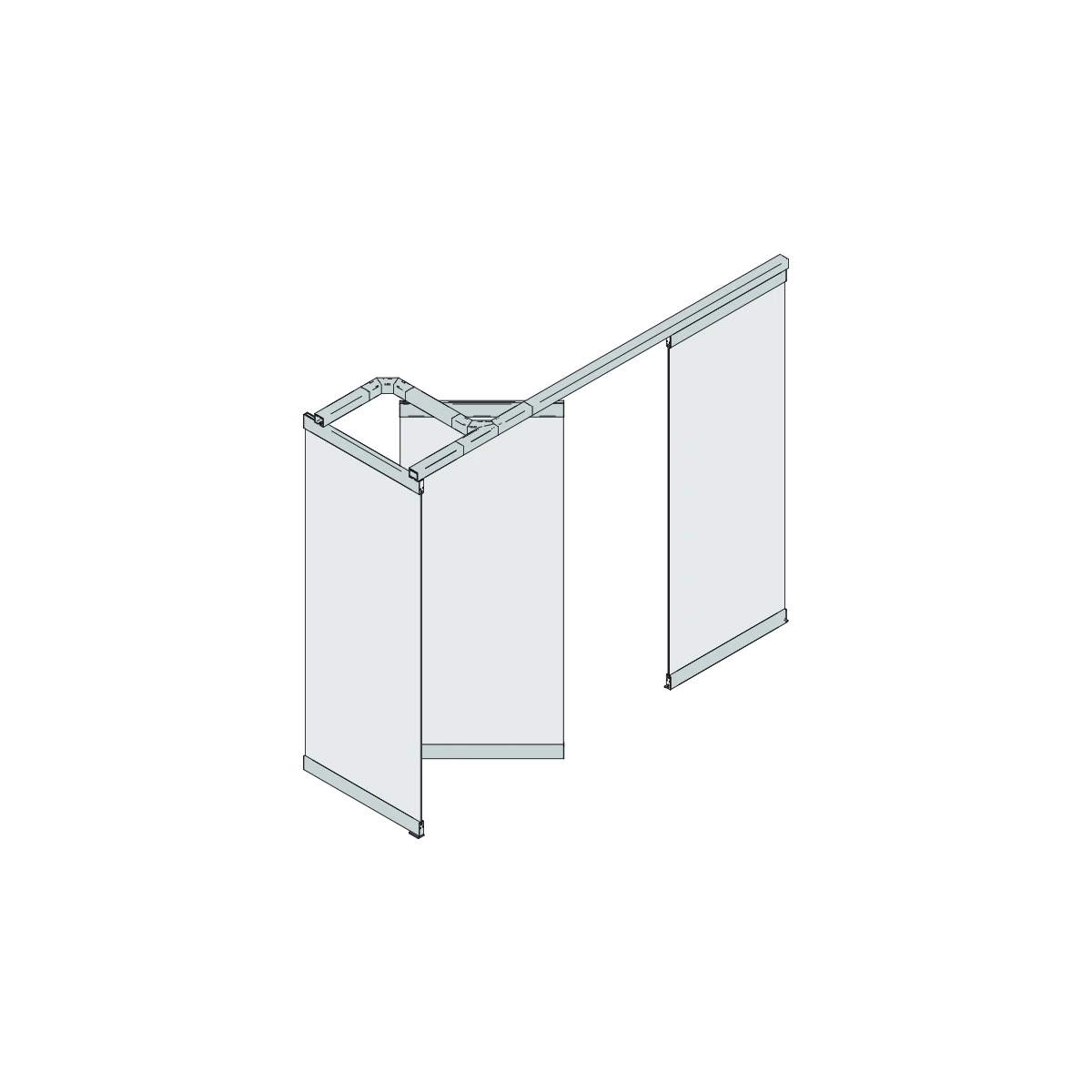 Glas Stapelwand, 2932xx0xx46 Glas Schiebe-Stapelwand, 2932xx0xx46