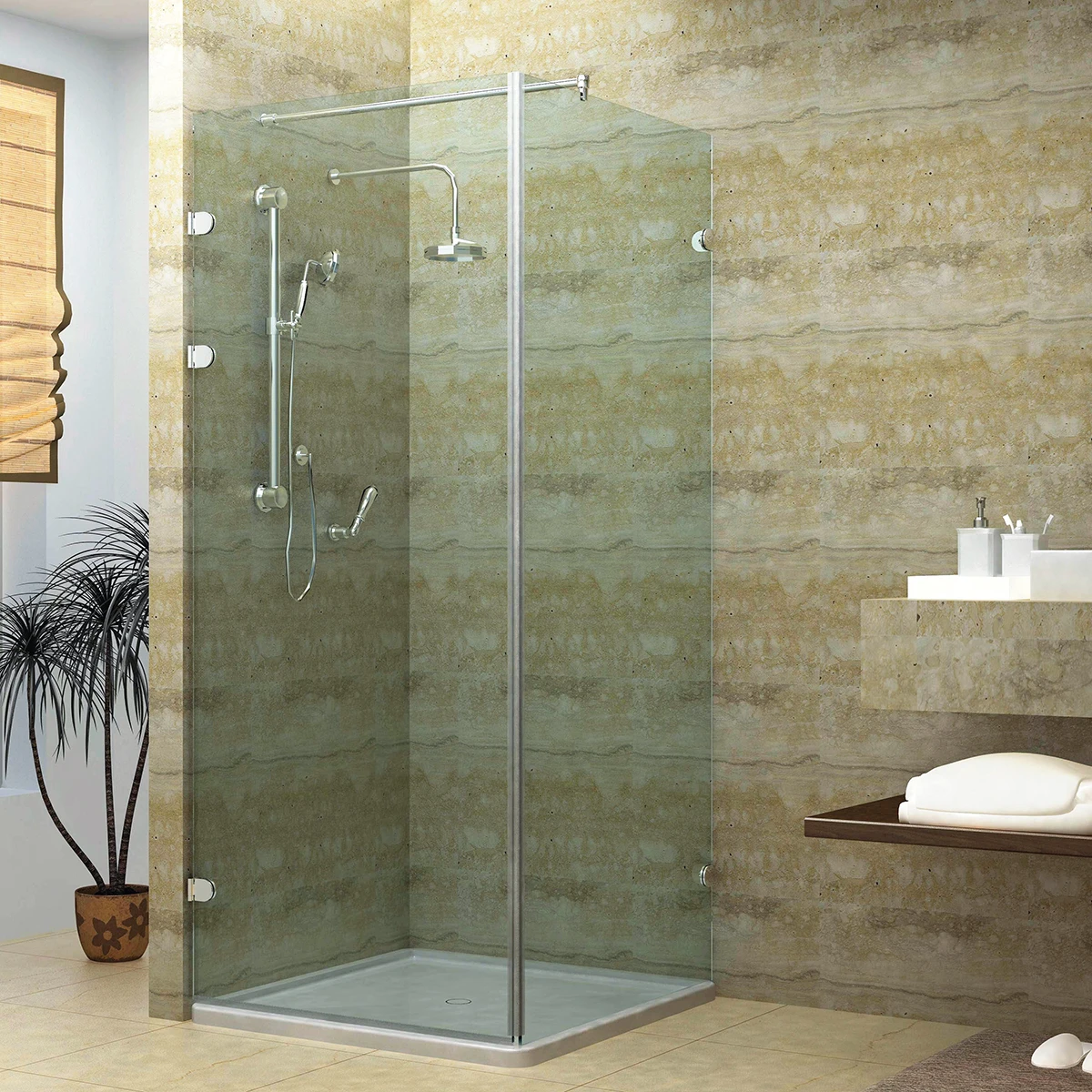 Shower cubicle, 294012xxxxx Ganzglasdusche, 294012xxxxx