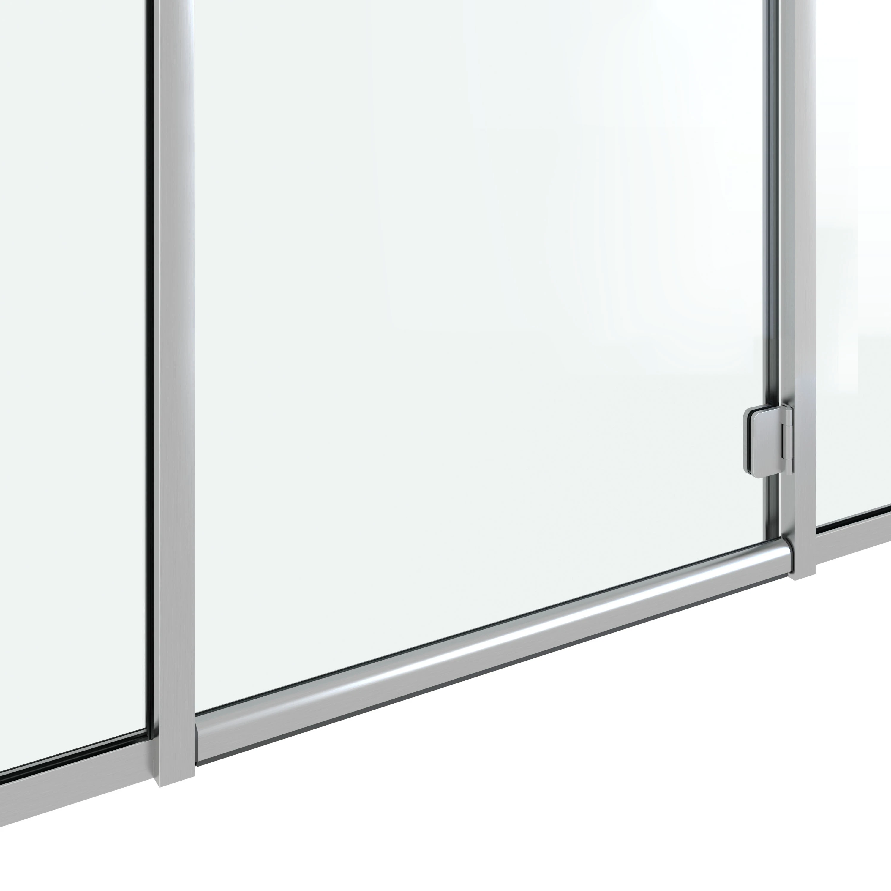 Drop-down seal for glass doors, self-adhesive, 77550300xxx-xx Absenkdichtung für Glastüren, selbstklebend, 77550300xxx-xx