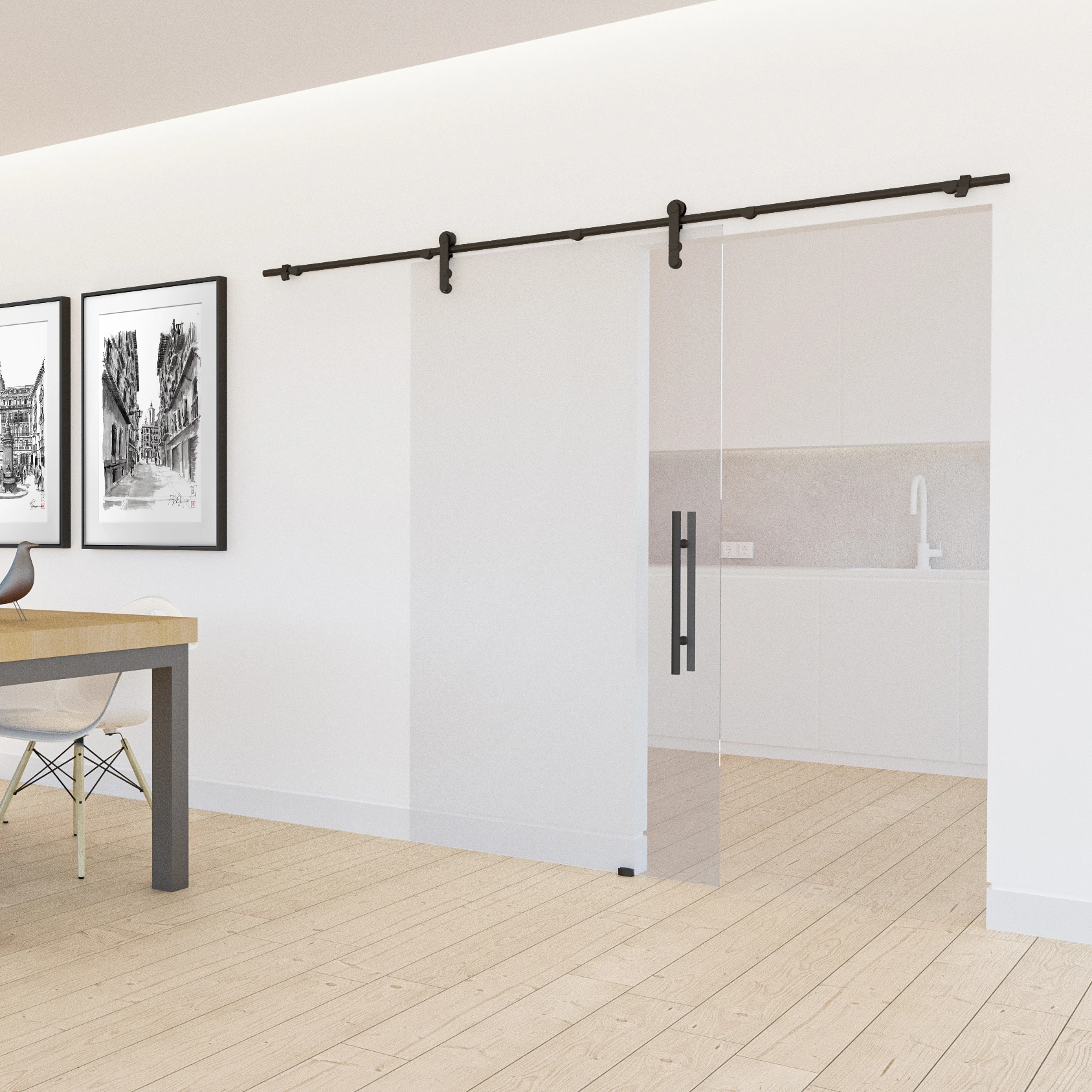 PREMIUM Sliding door with lift protection, 295131xxxxx PREMIUM Schiebetür mit Aushebesicherung, 295131xxxxx