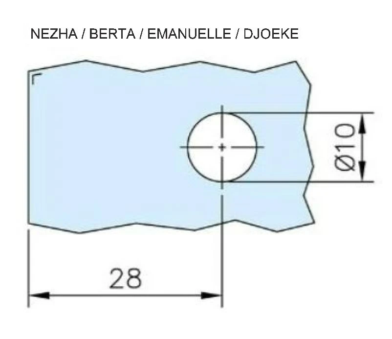 Sicherungsstift für Glasklemme Nezha /Berta / Emanuelle / Djoeke, 7719501502200 Sicherungsstift für Glasklemme Nezha /Berta / Emanuelle / Djoeke, 7719501502200