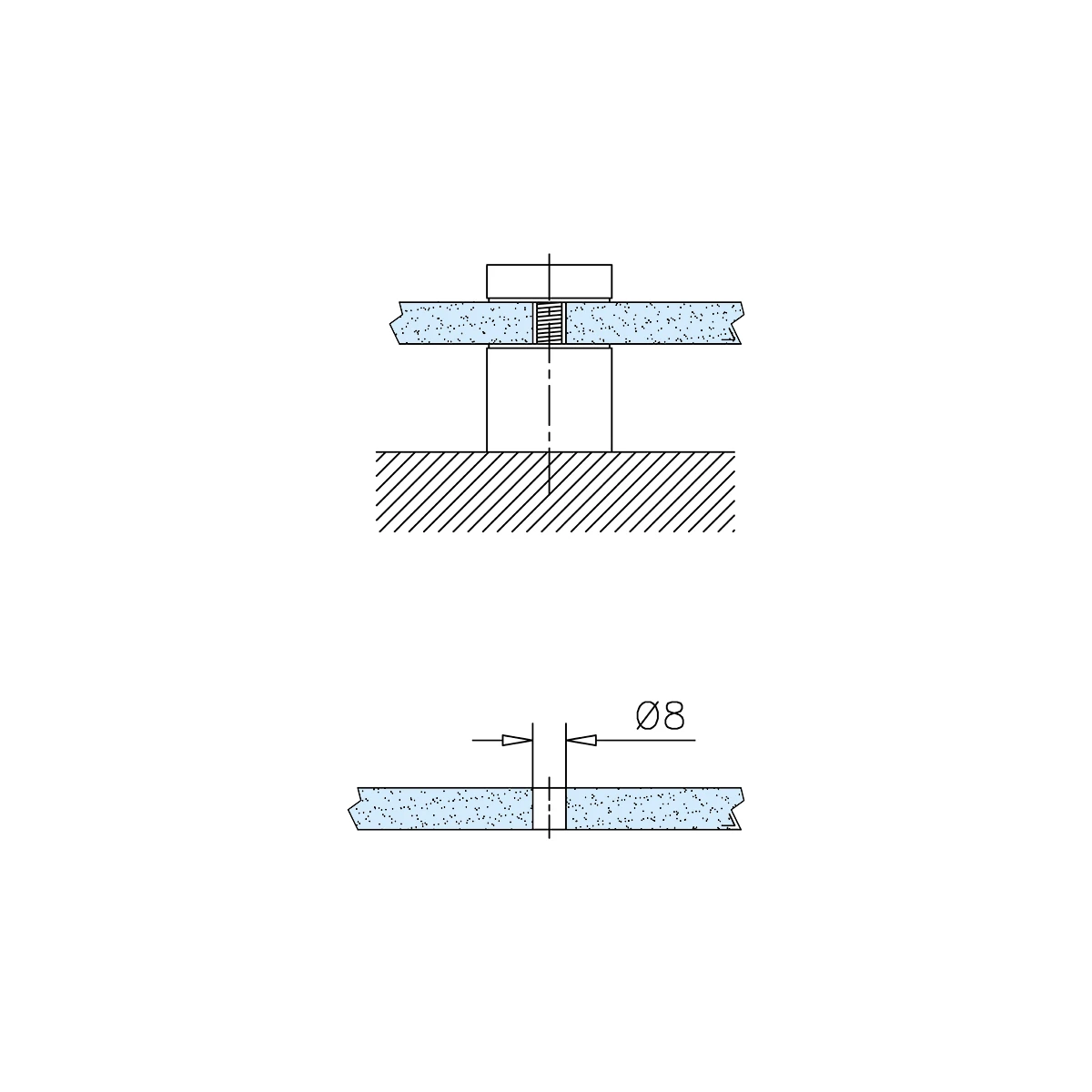 Paneeldrager, 1207xxxxx12 Glashalter, 1207xxxxx12