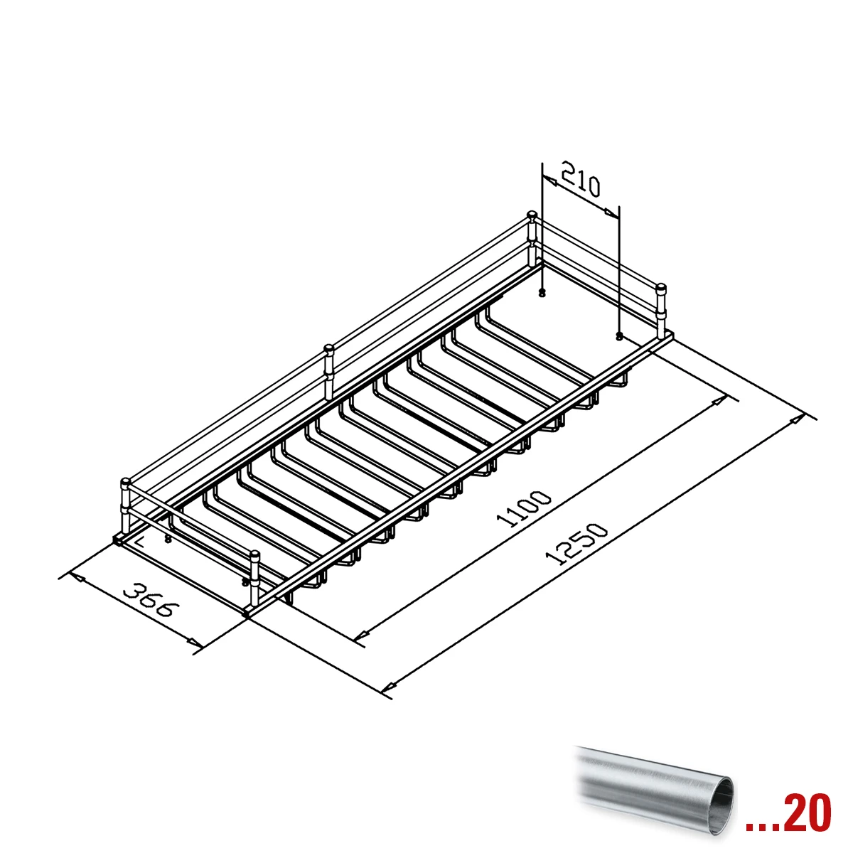 Flaschenbord, 20410xxxxxx