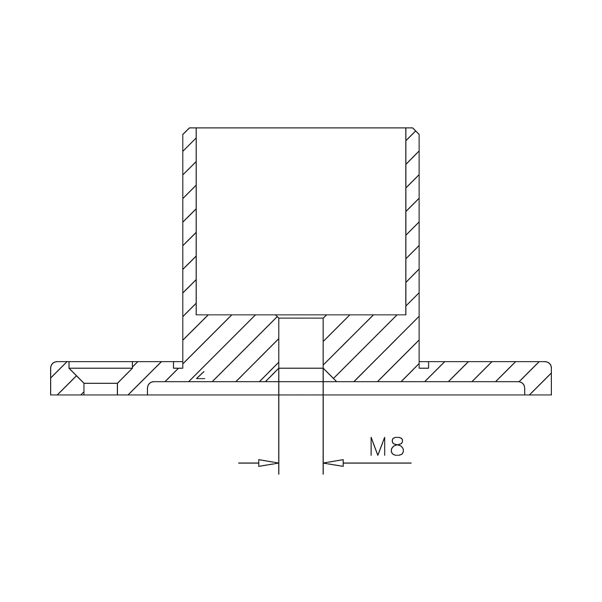 Wand- und Bodenflansch, 77110504xxxxx Wand- und Bodenflansch, 77110504xxxxx