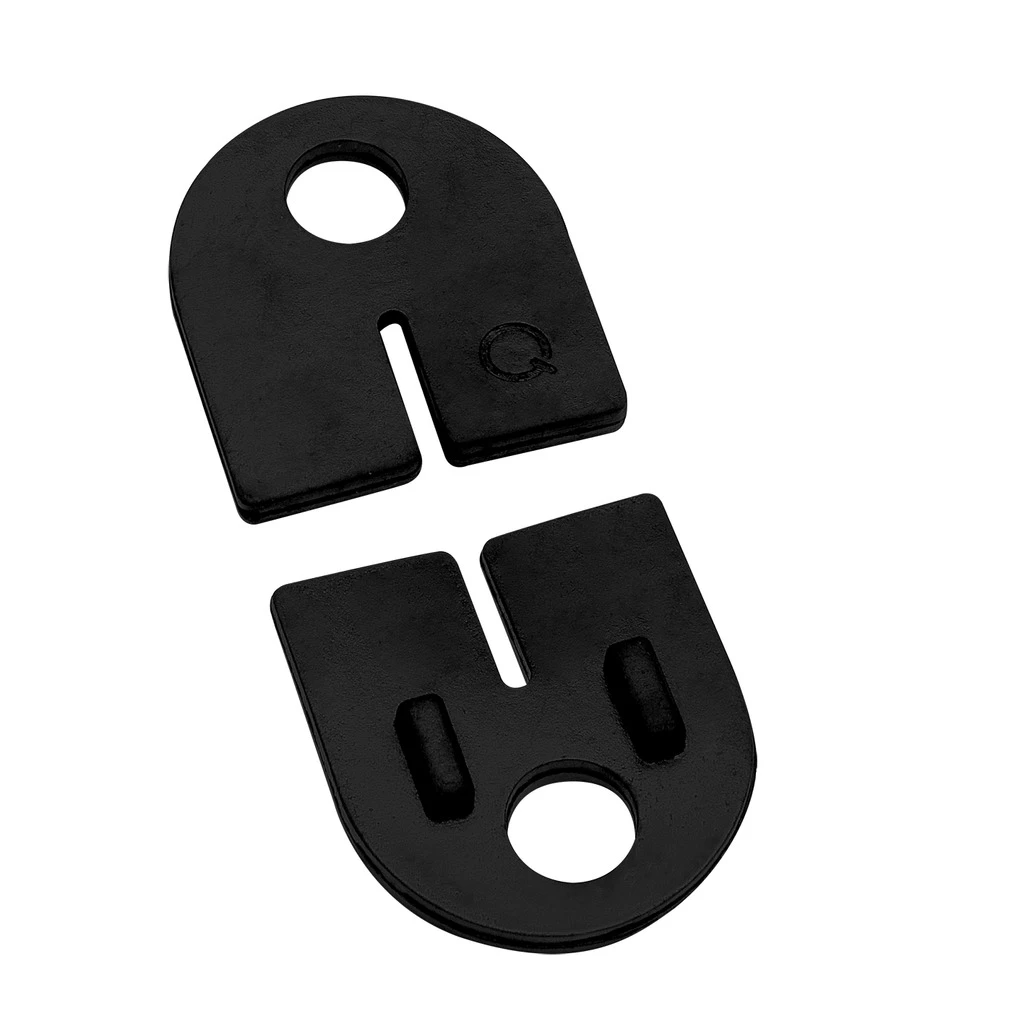 Rubber inlay for glass clamp Berta, 1950040xx00 Gummieinlage für Glasklemme Berta, 1950040xx00