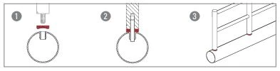 Adapter voor Mini-Rail-Systeem 10 mm, xx0698xxxxx Adapter für Mini-Rail-System 10 mm, xx0698xxxxx