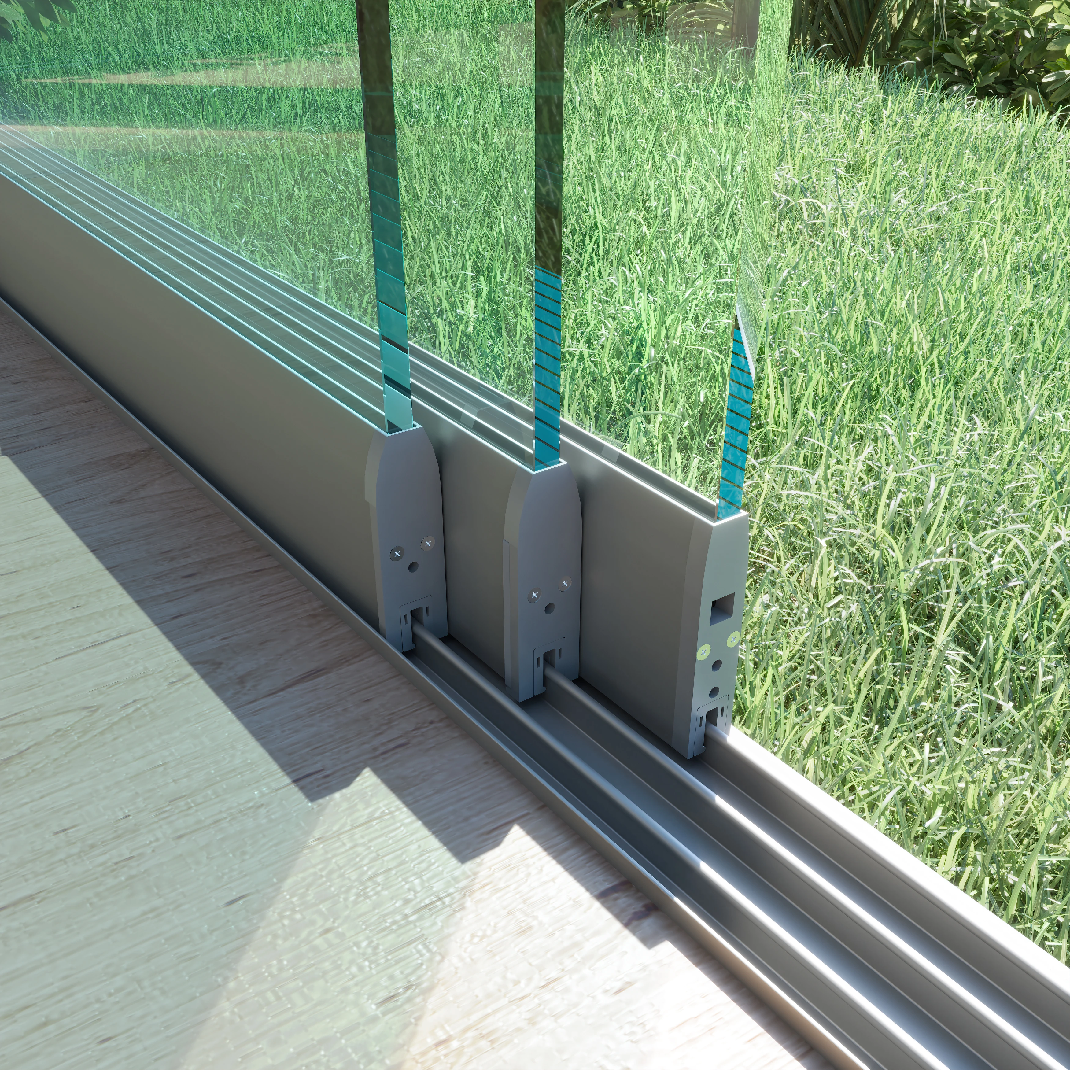 Terrace sliding glass wall CTO, 77990066 Terrassen Glasschiebewand CTO, 77990066